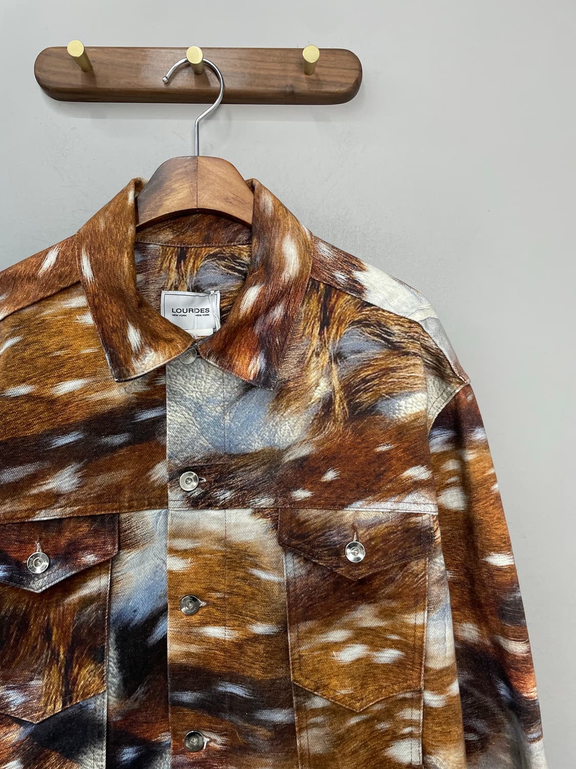 LOURDES 사슴 프린트 데님 자켓 H2017 상품이미지3