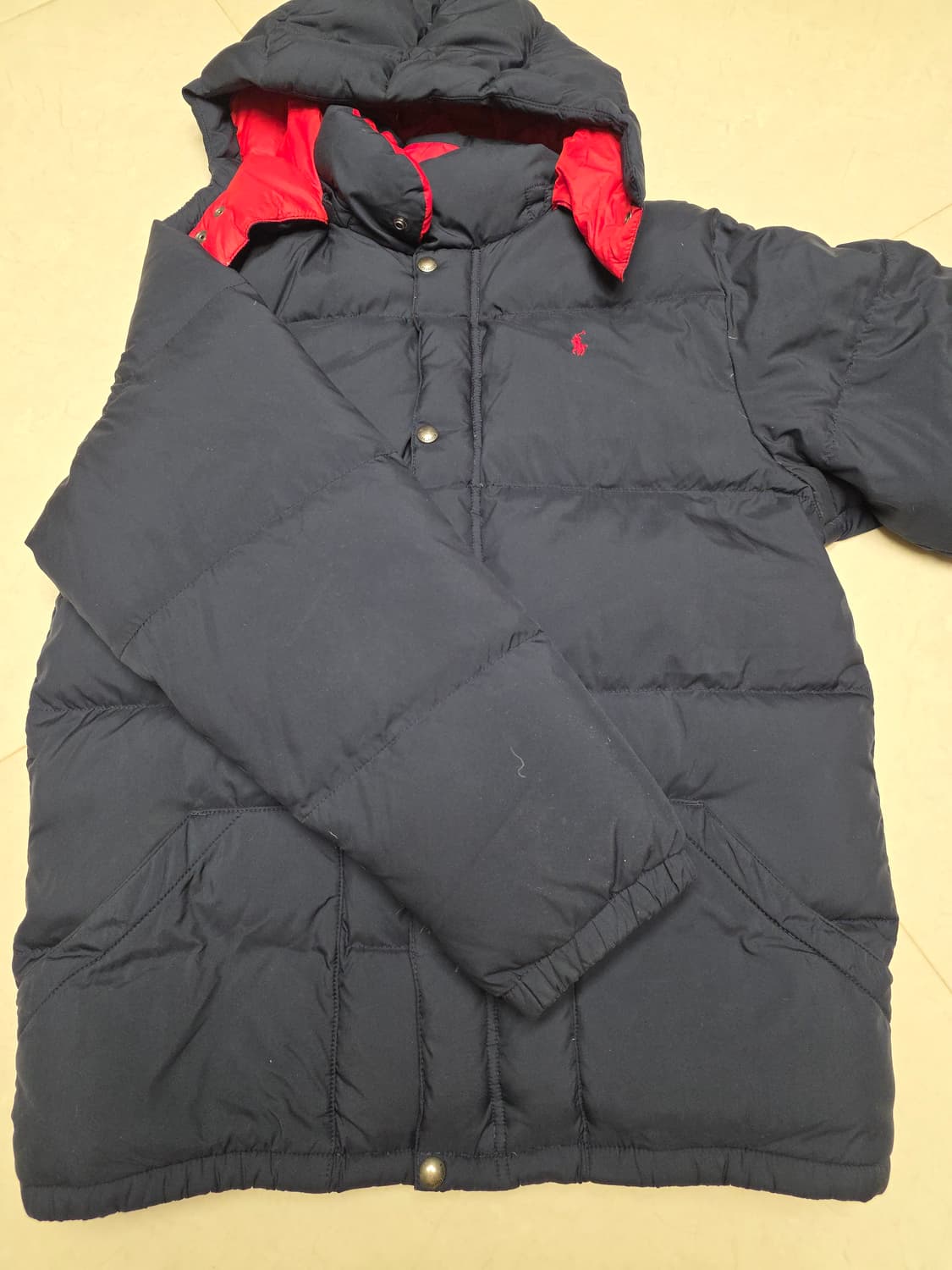 폴로 랄프로렌 다운 패딩 XL 상품이미지2