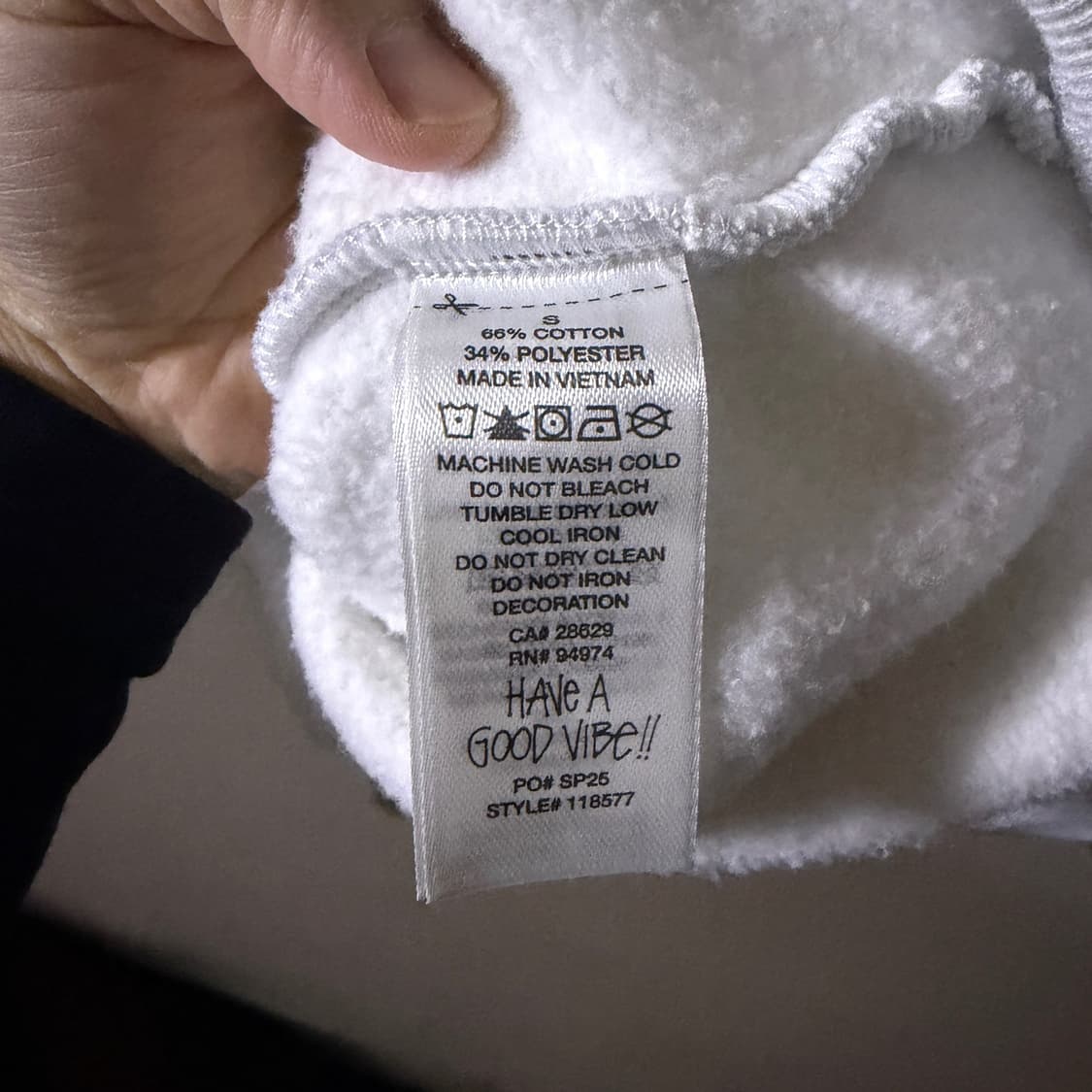 스투시 스투 아플리케 크루넥 118577 S(오버핏 77) 상품이미지9