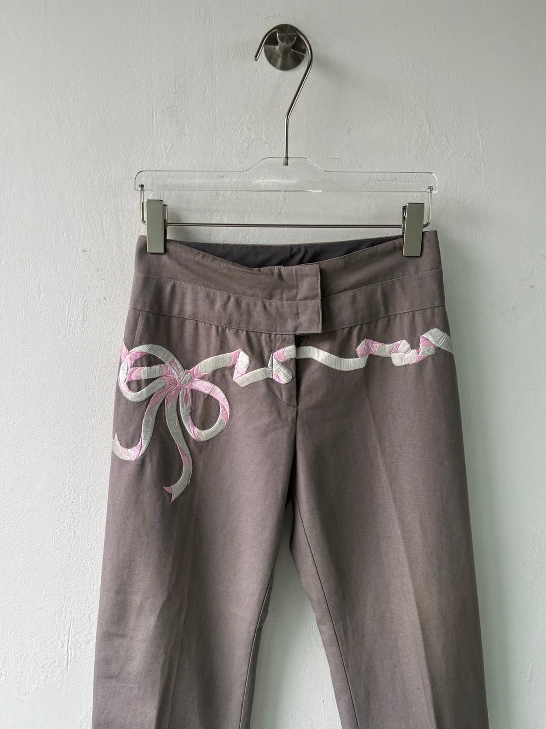 알렉산더 맥퀸 엠브로이드 리본 트라우저  상품이미지2