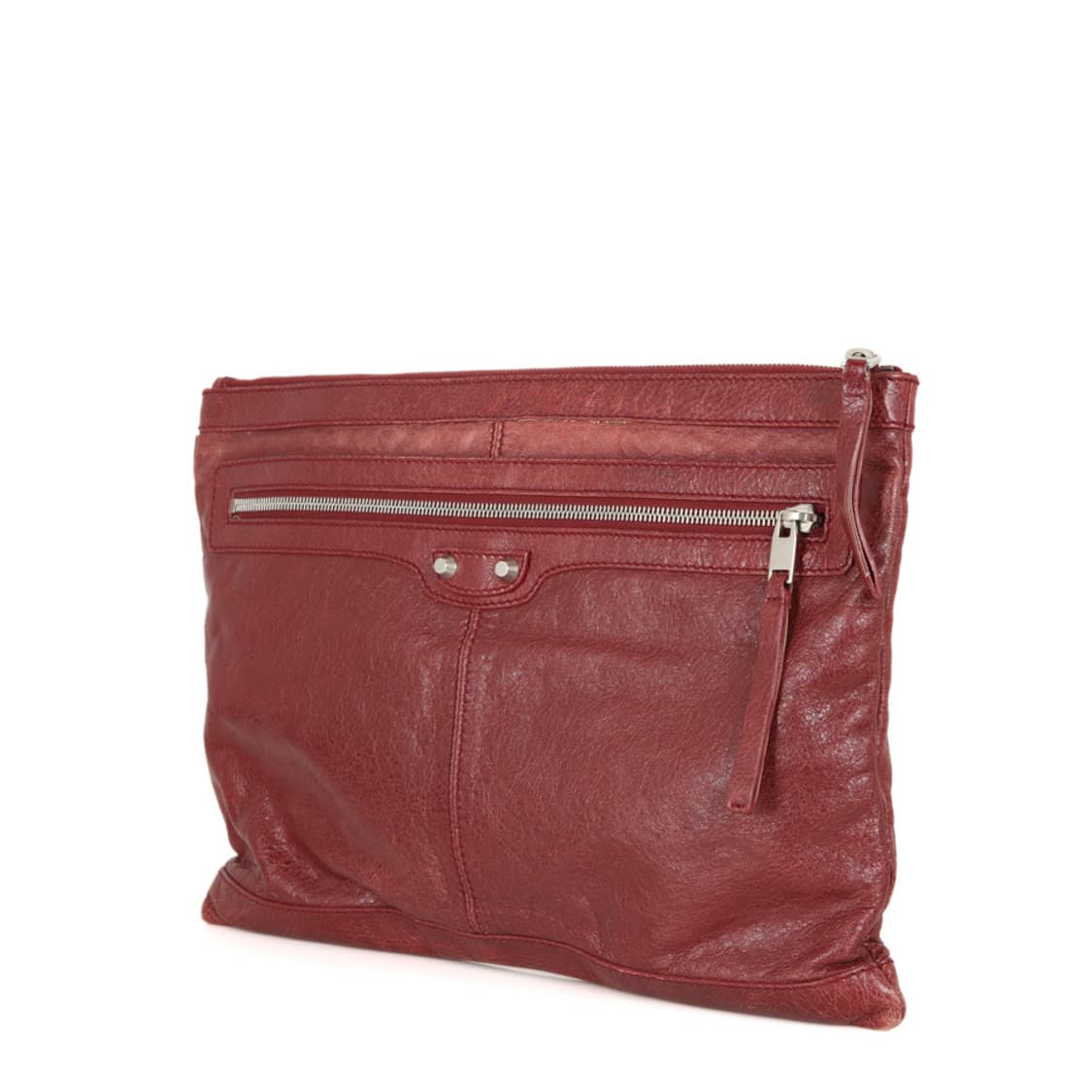 발렌시아가 클립 클러치 라지 273023 버건디 파우치 상품이미지2