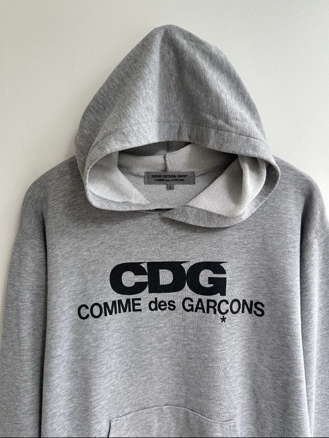 꼼데가르송 CDG 후드티 그레이 L 상품이미지2