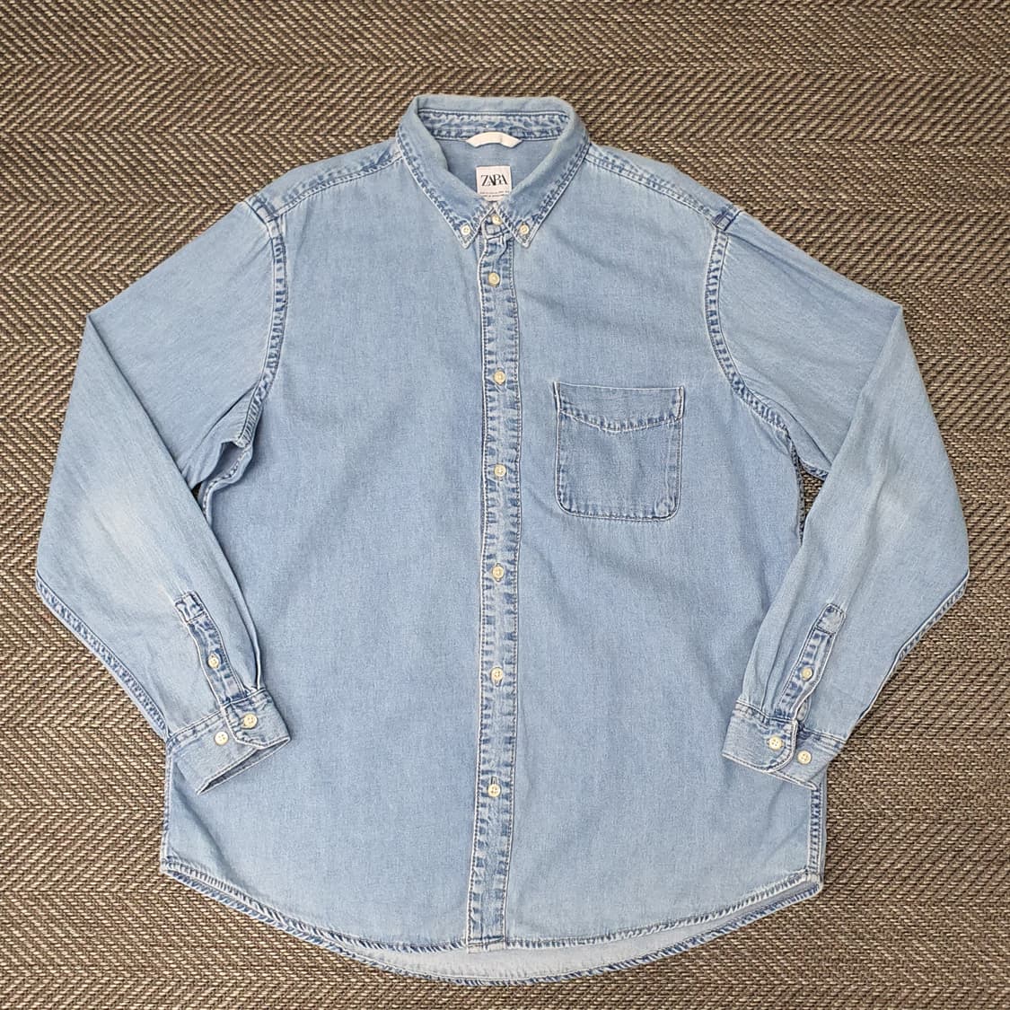 자라 데님 셔츠 남방 남자105 상품이미지1