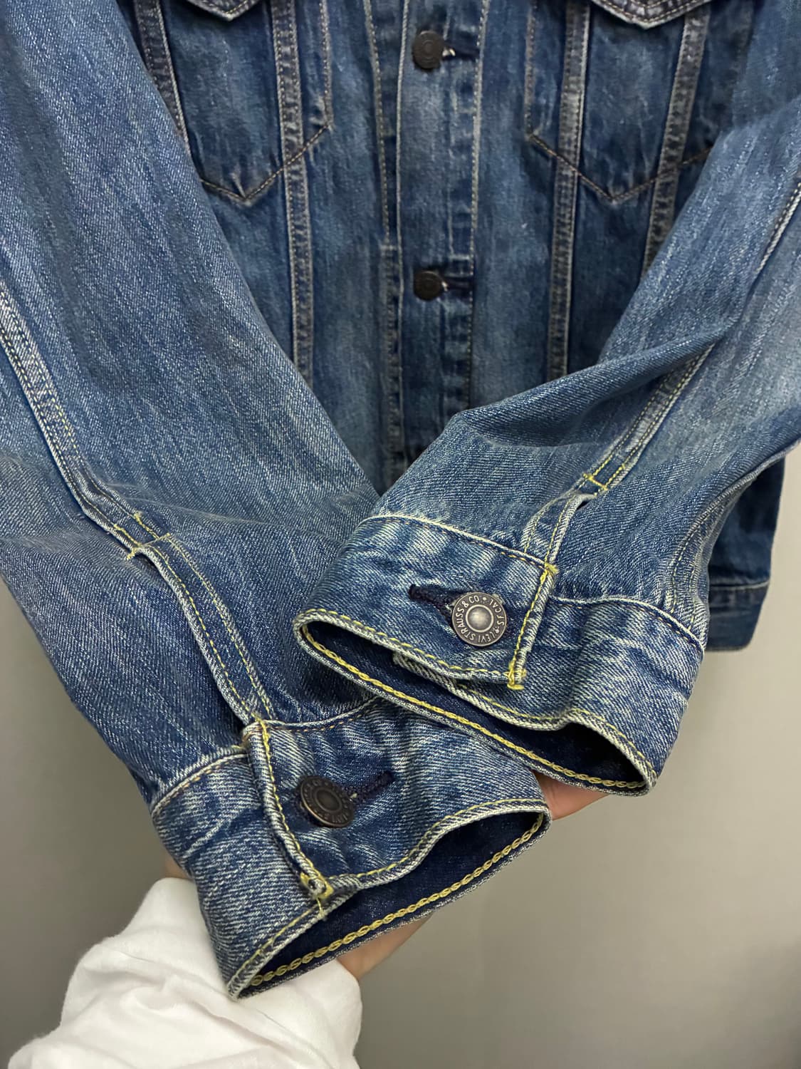 (M)리바이스 3세대 72334 중청 데님 트러커자켓 데님자켓 빅E 상품이미지5