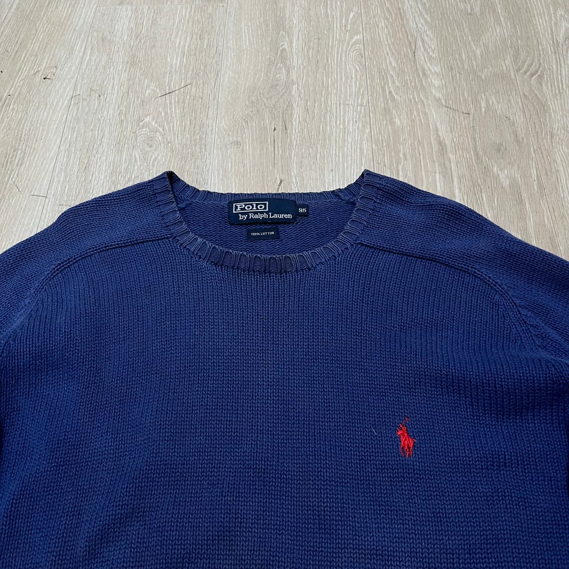 폴로 랄프로렌 코튼 라운드넥 니트 M/95 상품이미지2