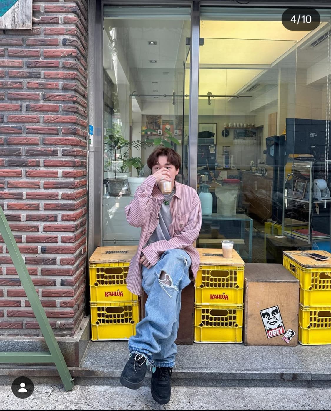 [M]스투시 라이트웨이트 셔츠 브릭 상품이미지5