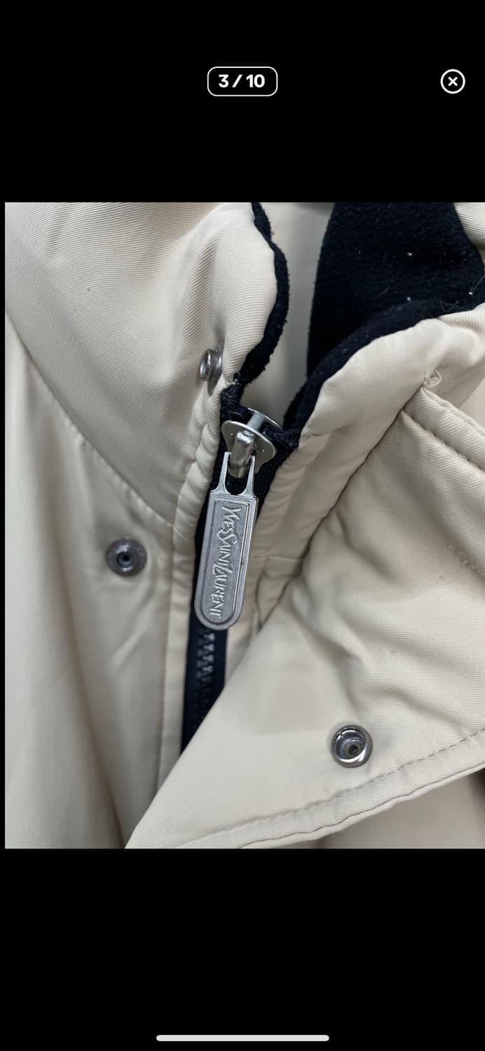 입생로랑 베이지 푸퍼 패딩 A2993 상품이미지3