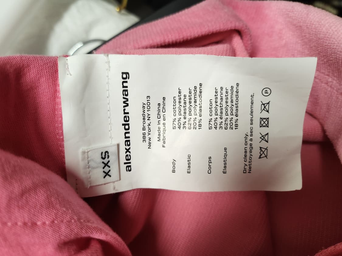 알렉산더왕t 골덴 코듀로이 핑크 셋업 xxs 상품이미지3