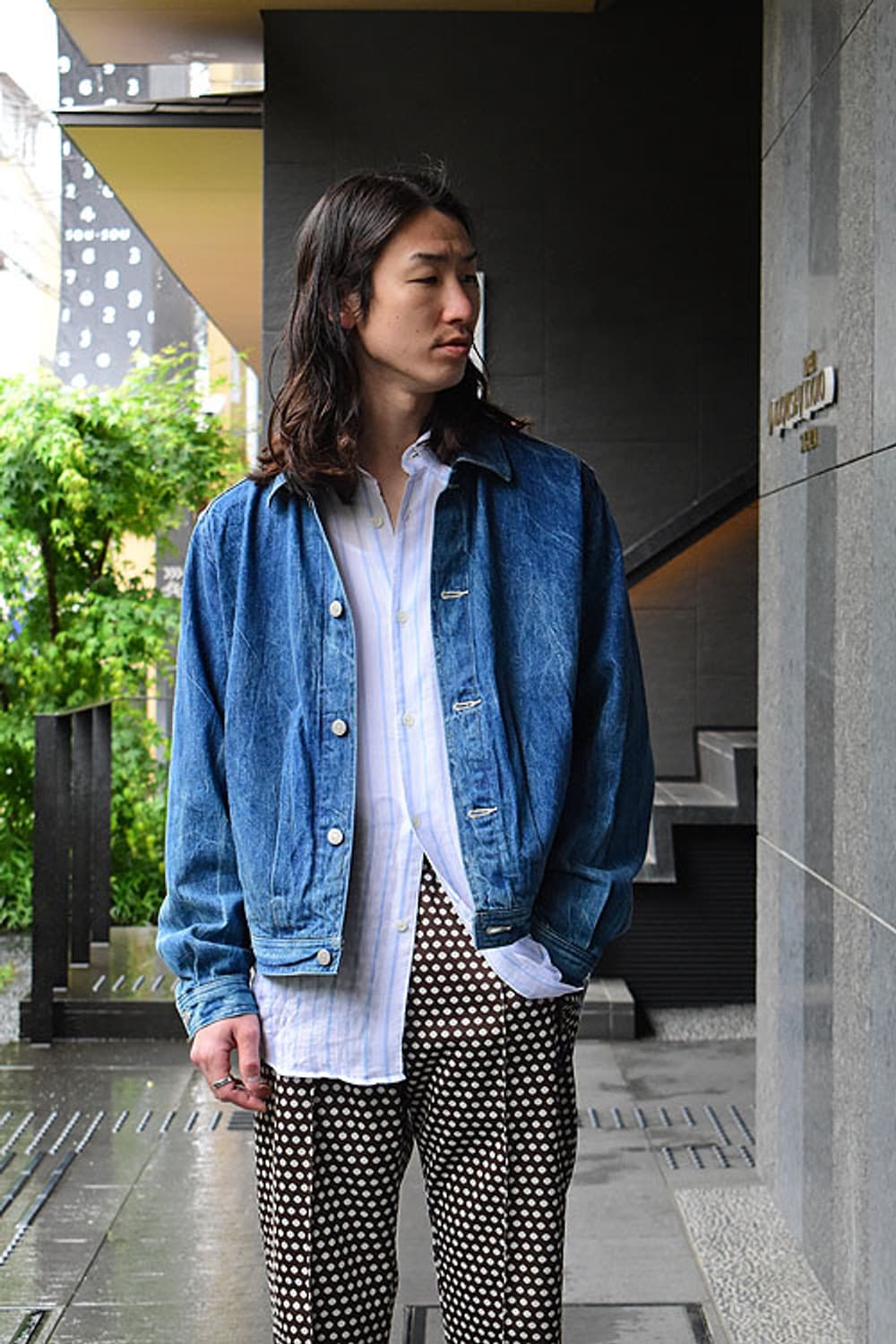 오라리 셀비지 데님 블루종 5 상품이미지1