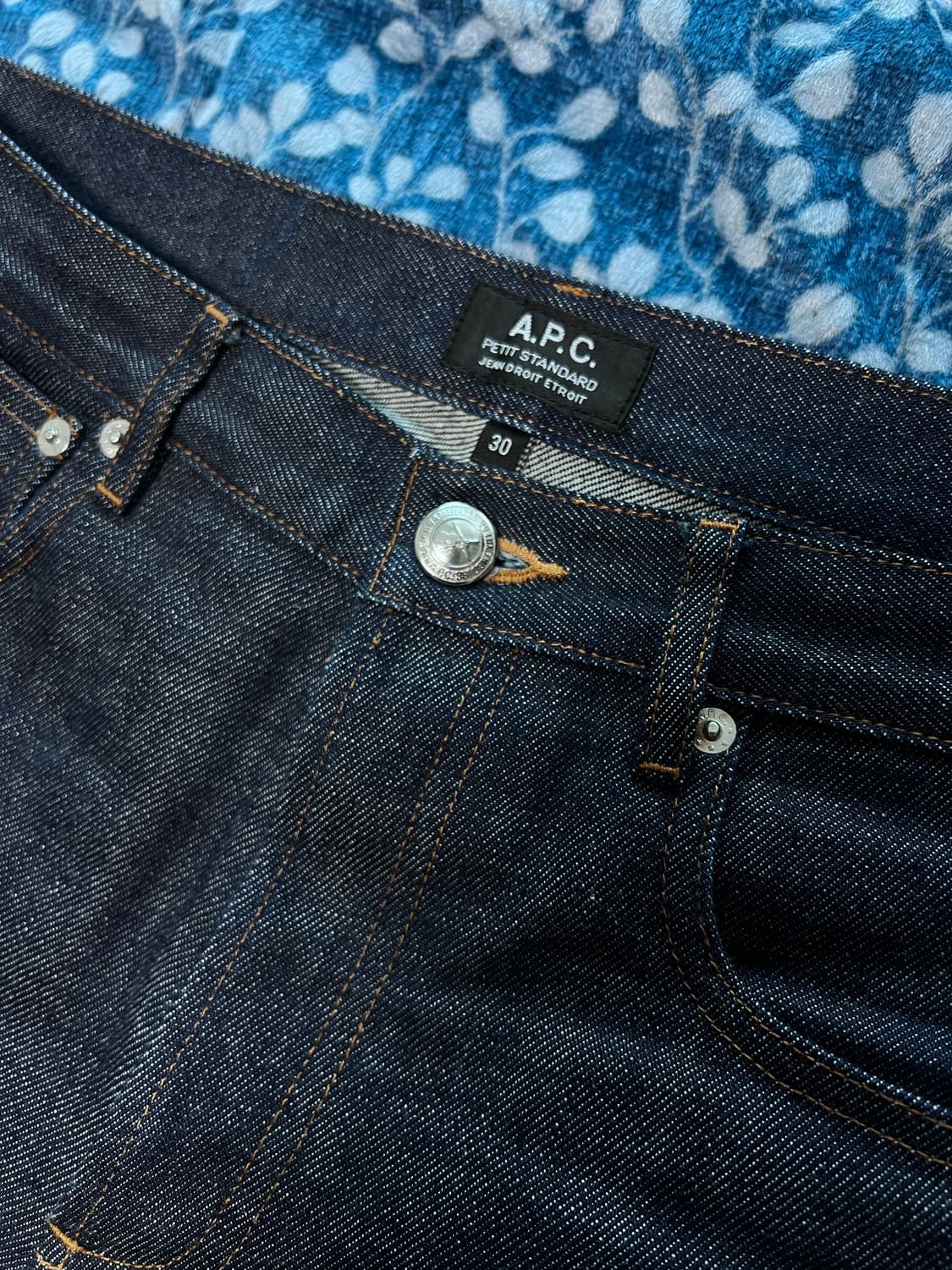 [30] 아페쎄 쁘띠 스탠다드 생지 데님 상품이미지2