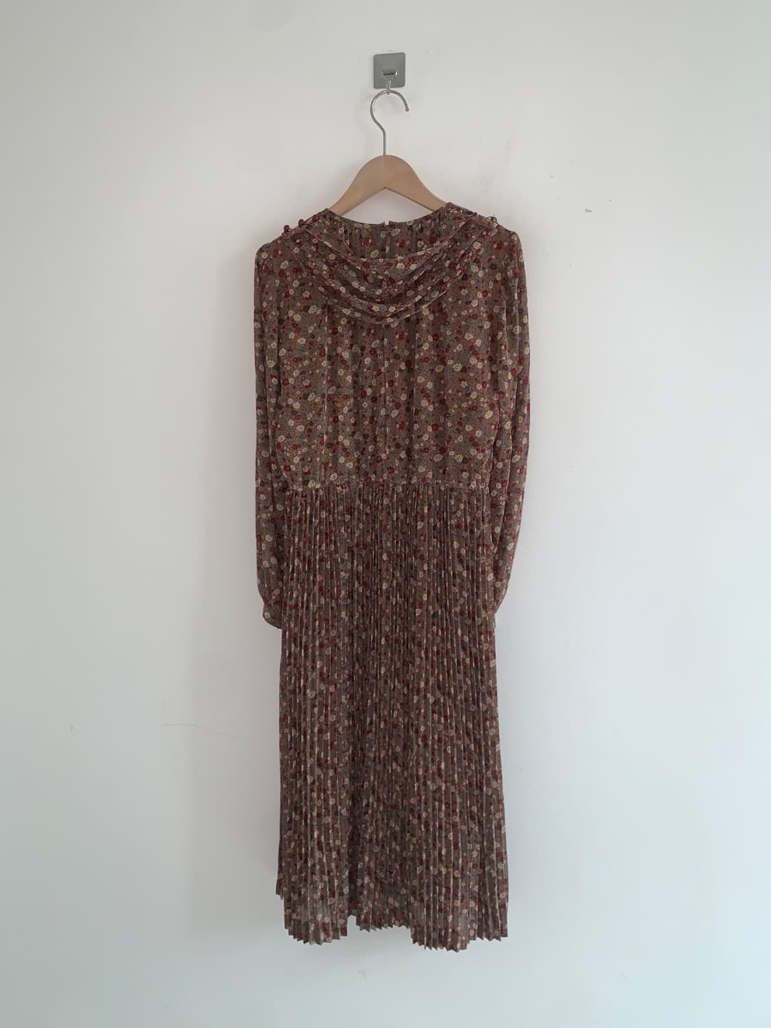 (Vintage)Floral scarf belted dress 상품이미지5
