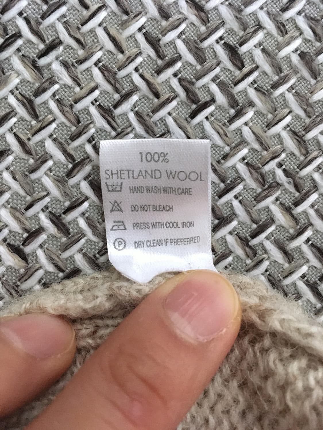 Real shetland wool shaggy dog crewneck 상품이미지6