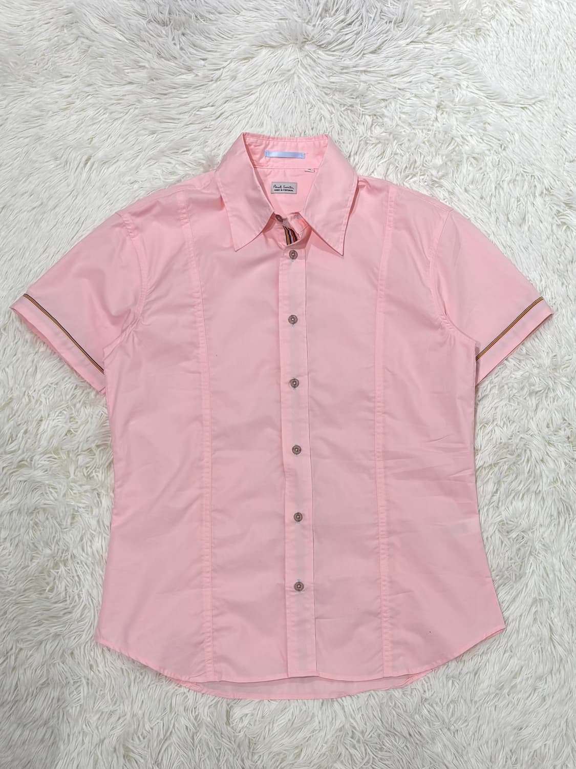 폴스미스 베이비핑크 반팔 셔츠 상품이미지3