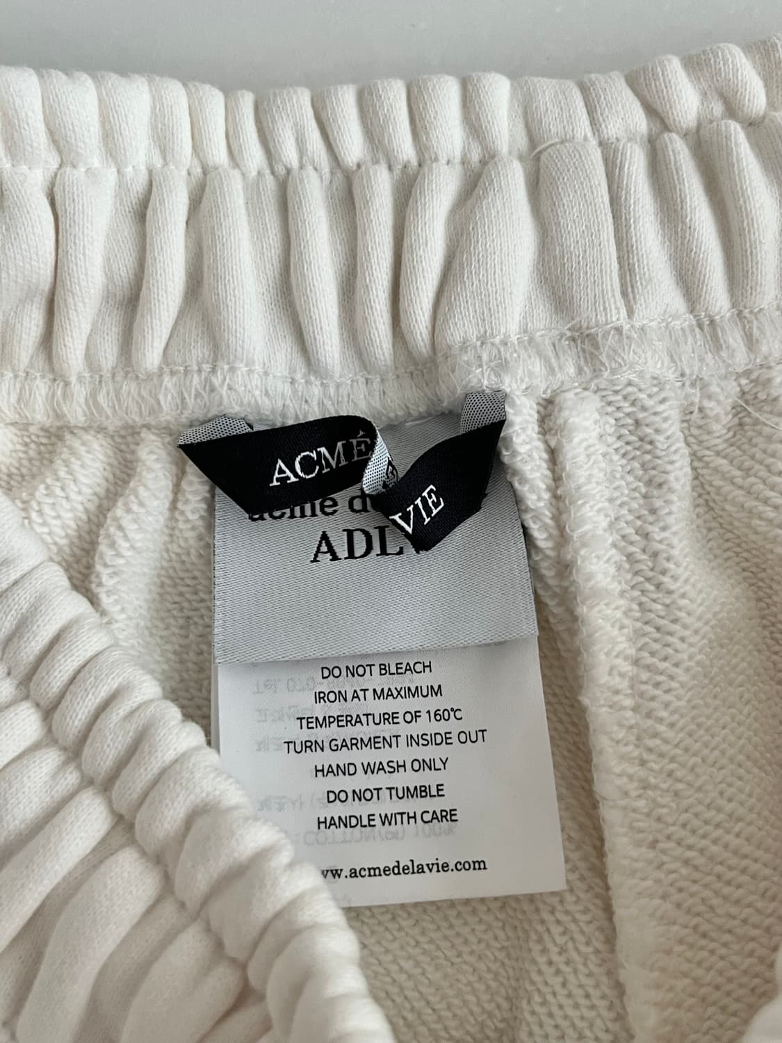 0) 아크메드라비 트레이닝 조거 팬츠 아이보리 상품이미지3