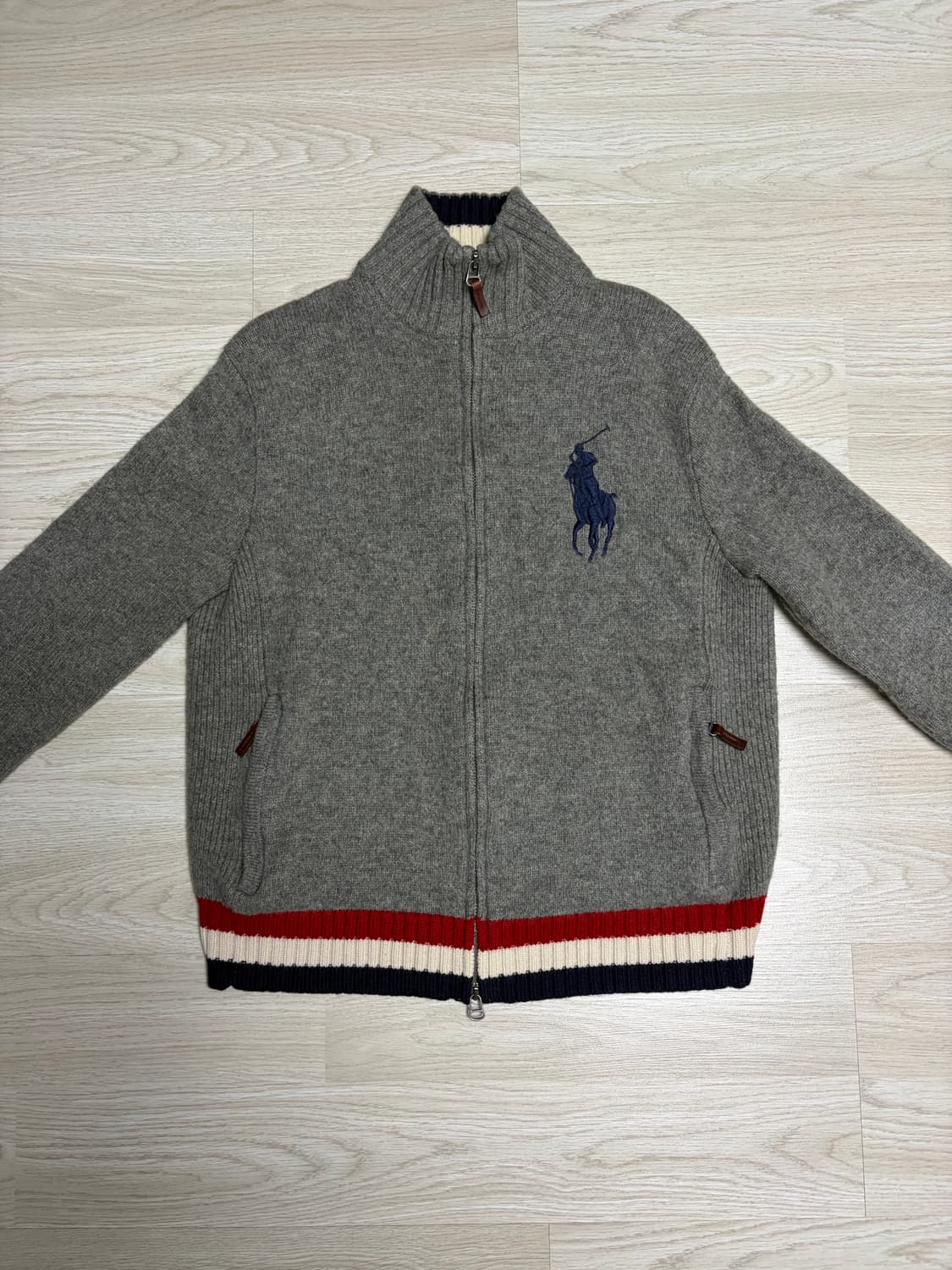 폴로 빅포니 투웨이 니트집업 상품이미지3