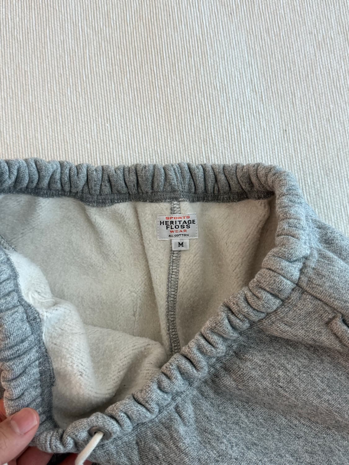 HERITAGEFLOSS x helinox 스웨트 조거팬츠 (그레이) 상품이미지6