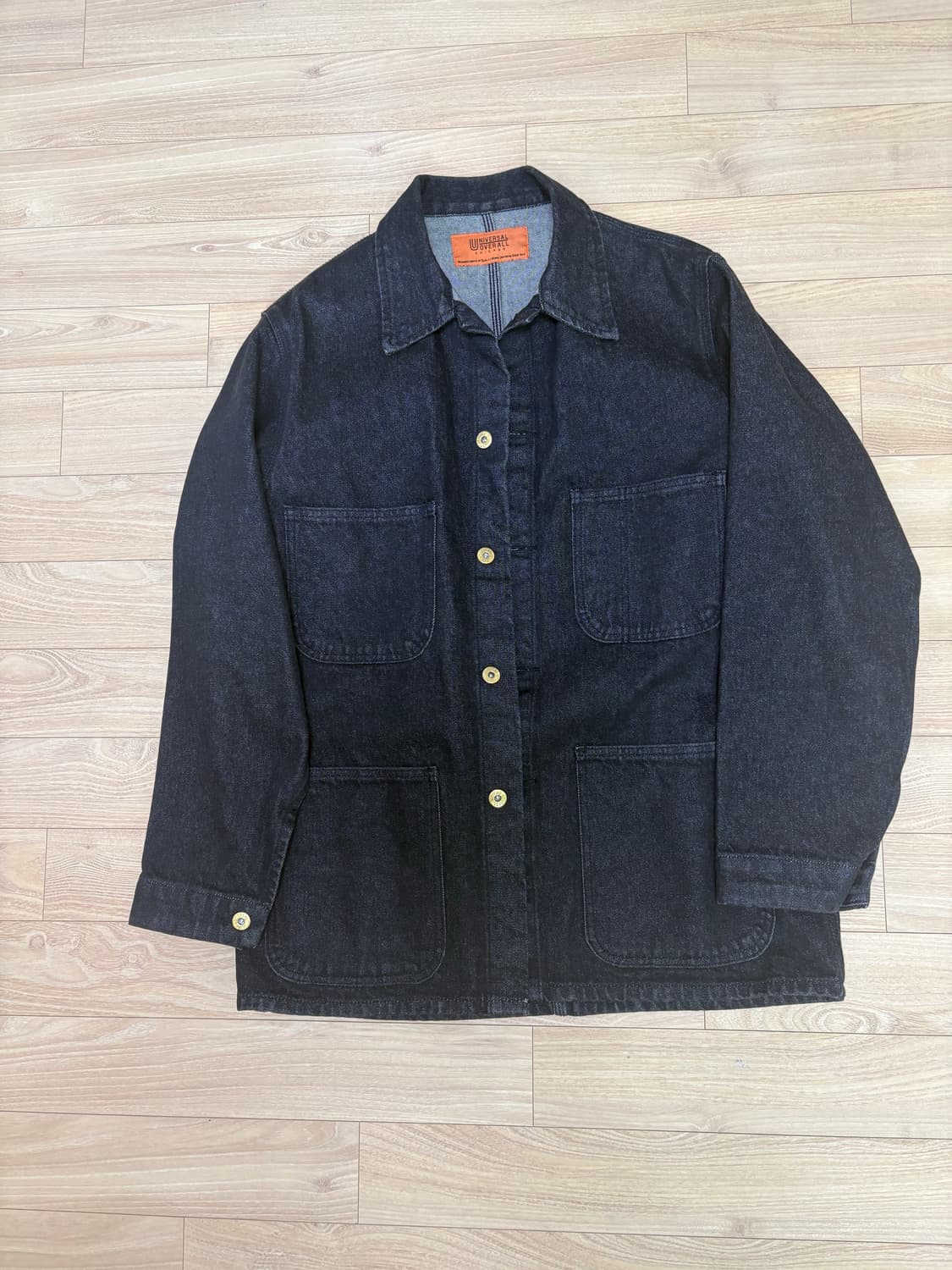 유니버셜 오버롤 블랙 데님 초어 자켓 상품이미지1