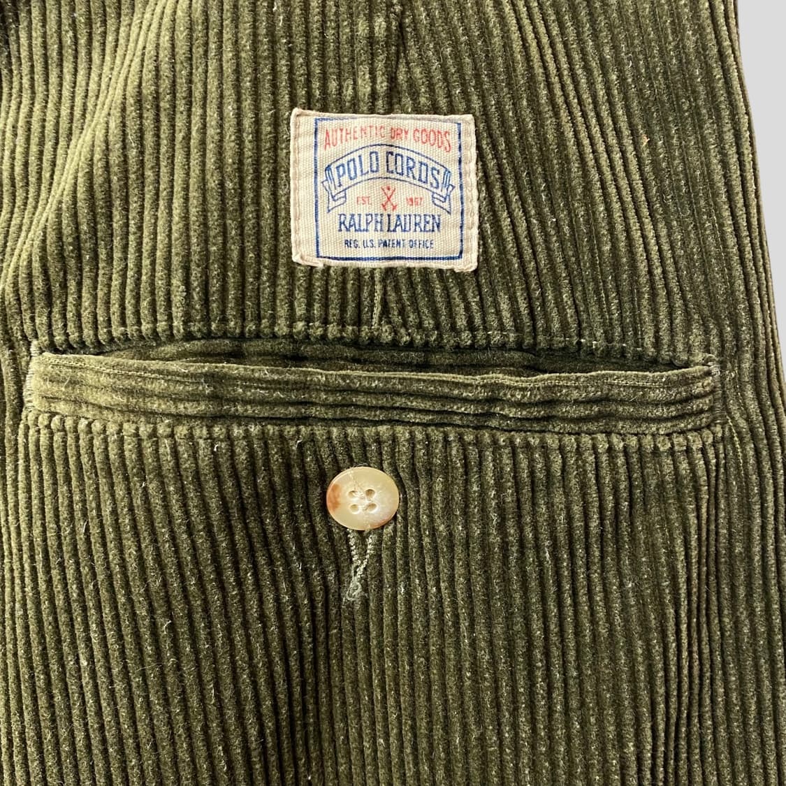 (34)90s 폴로랄프로렌 투턱 코듀로이 팬츠 USA 상품이미지7