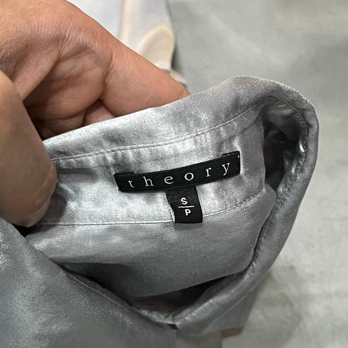  띠어리 글로시 하프 셔츠 y16019 상품이미지7