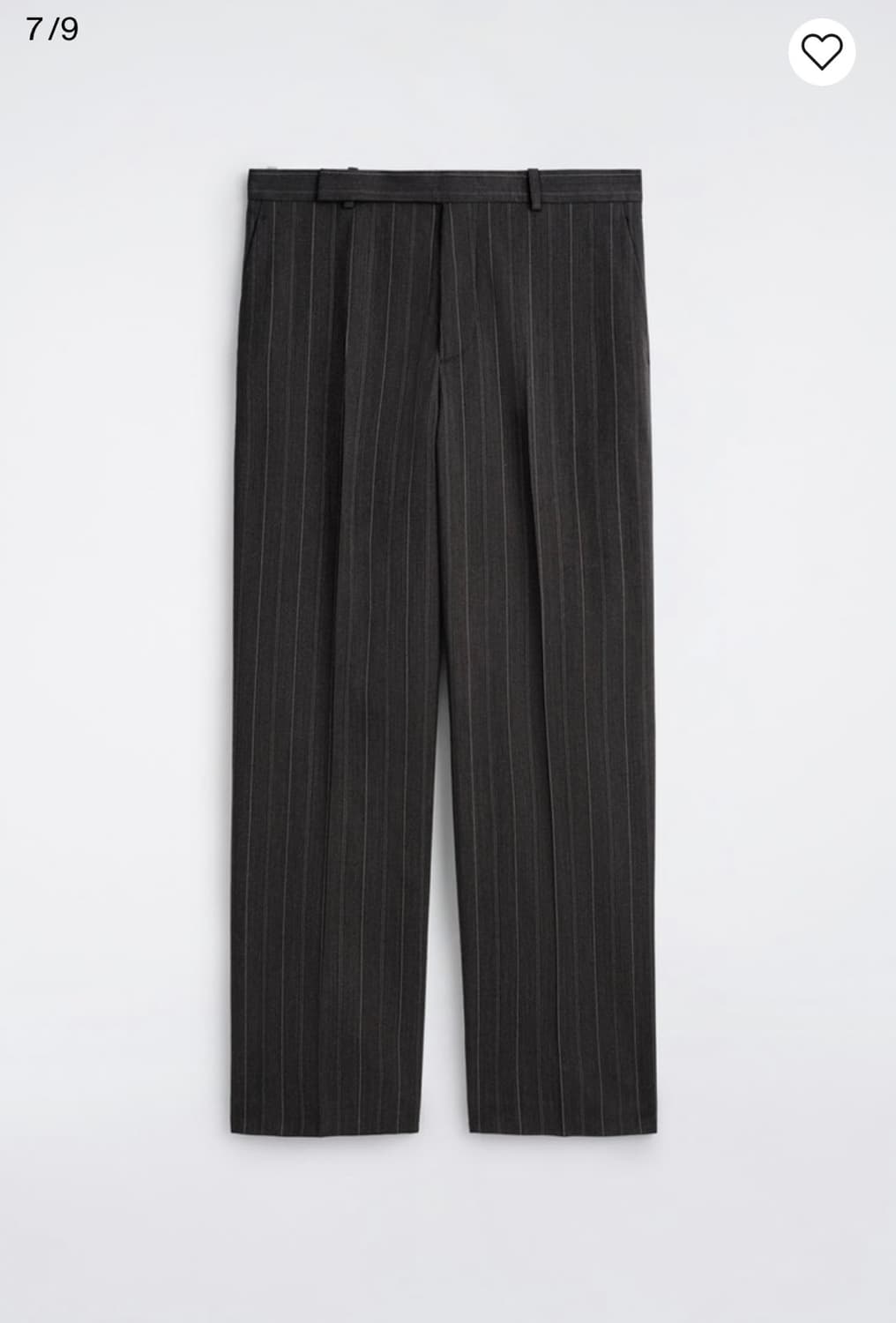 [44] Cos 핀스트라이프 릴렉스드 핏 와이드 레그 트라우저 상품이미지3