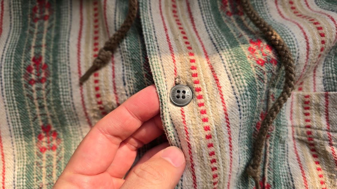 빈티지 코튼 후드형 셔츠 Made In HongKong  상품이미지4