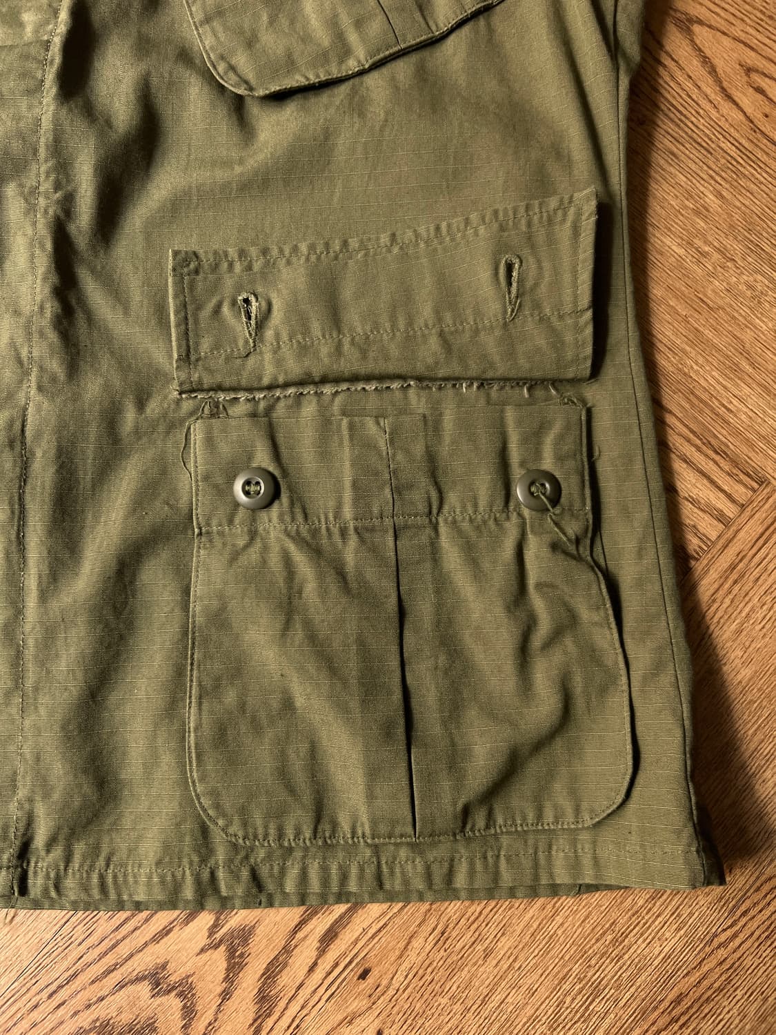 [M]60's 오리지널 립스탑 정글 퍼티그 자켓 상품이미지4