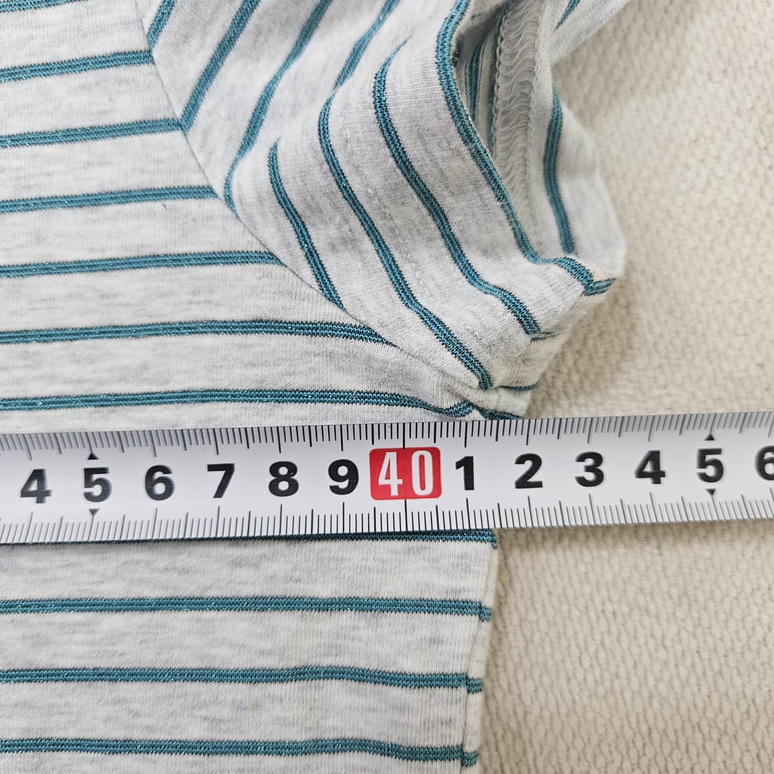 90 휠라 여성 스트라이프 카라 반팔티 0312Y 상품이미지7