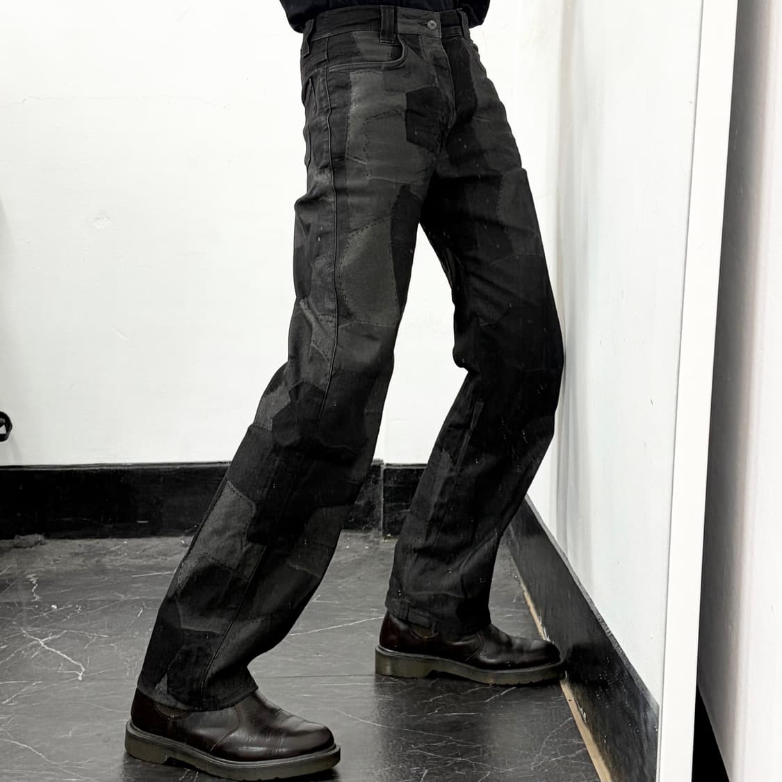 베르사체 클래식 패치워크 데님 팬츠 상품이미지3