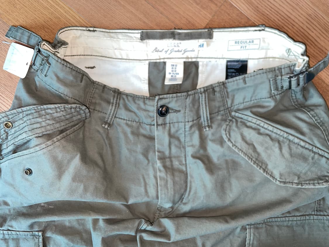 H&M vintage regular fit cargo pt 상품이미지1