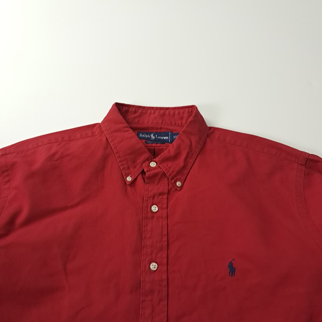 CJ237 2XL 폴로 빅사이즈 90s 모리셔스판 블러디로즈 셔츠 남방 상품이미지2