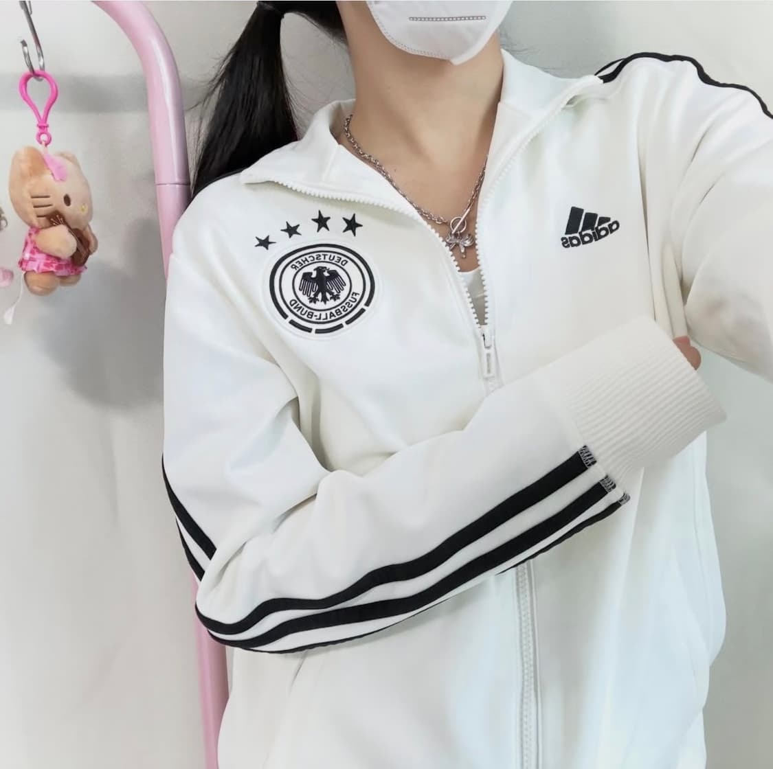 아디다스 독일 흰검 져지 상품이미지3