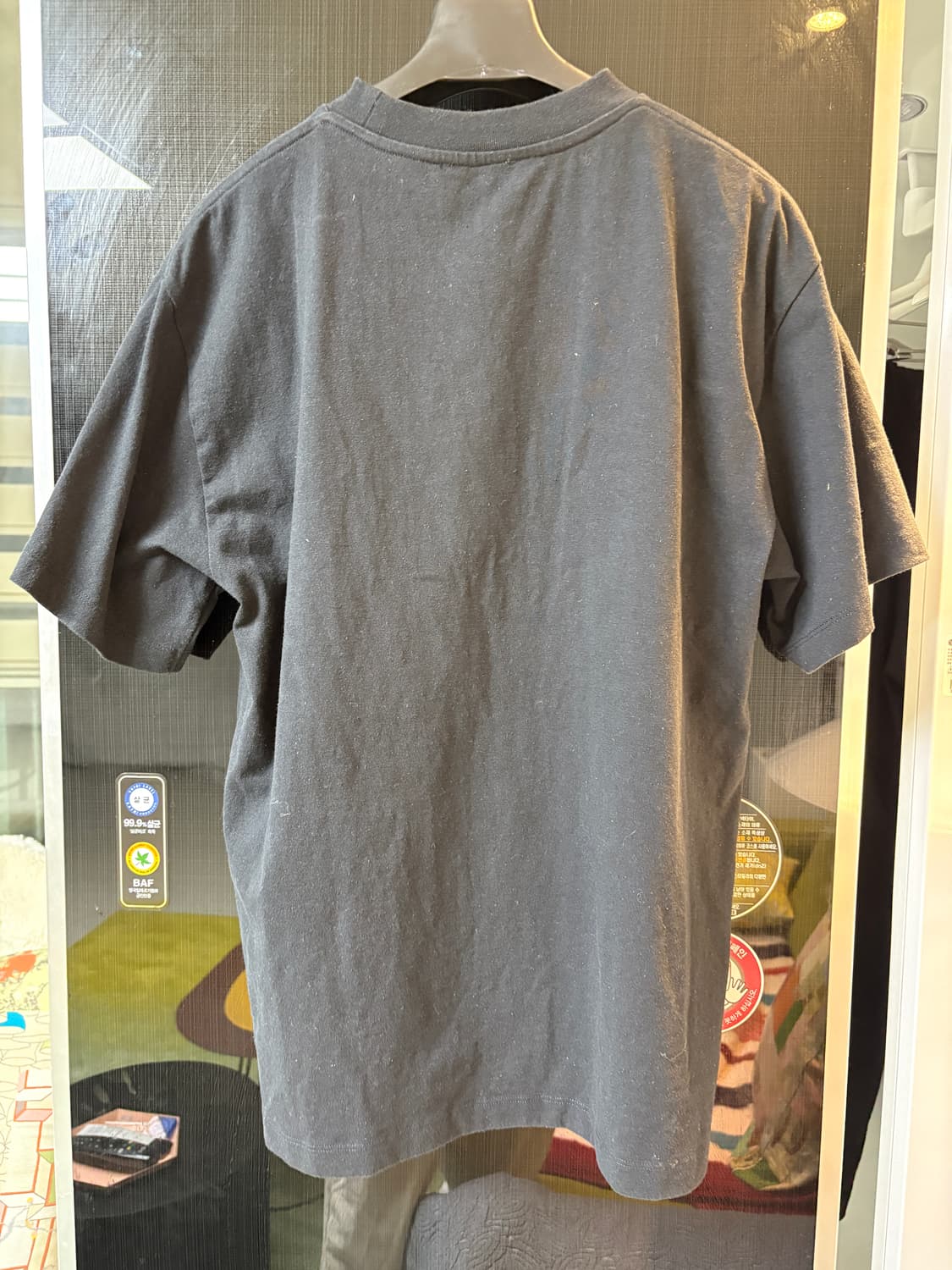 ARIES 블랙기본티 상품이미지3