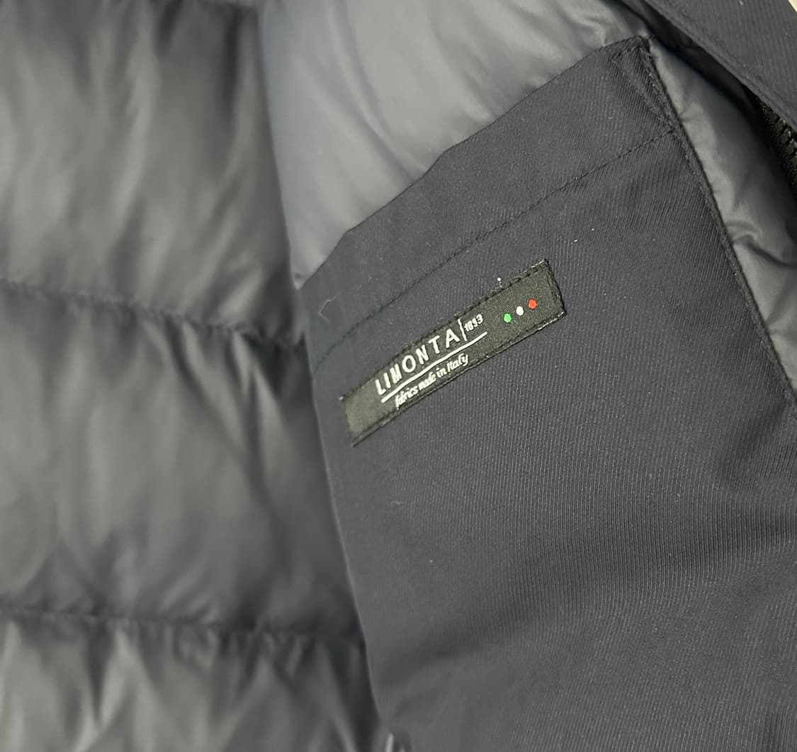 클럽모나코 남성 네이비 구스다운 패딩 코트 상품이미지5