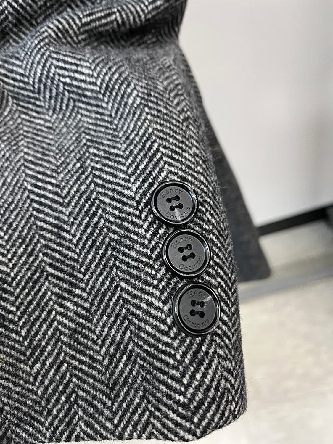 95) 헨리코튼 헤링본 울코트  상품이미지3