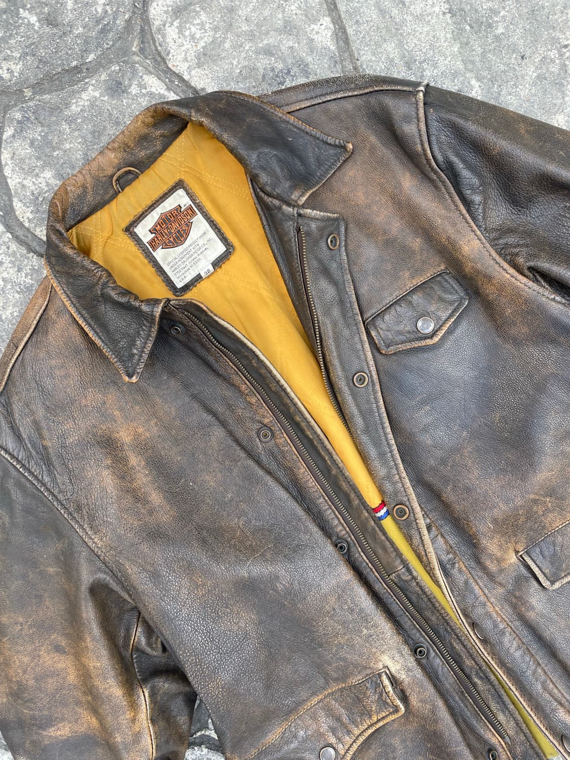 Harley-Davidson leather jk 상품이미지4