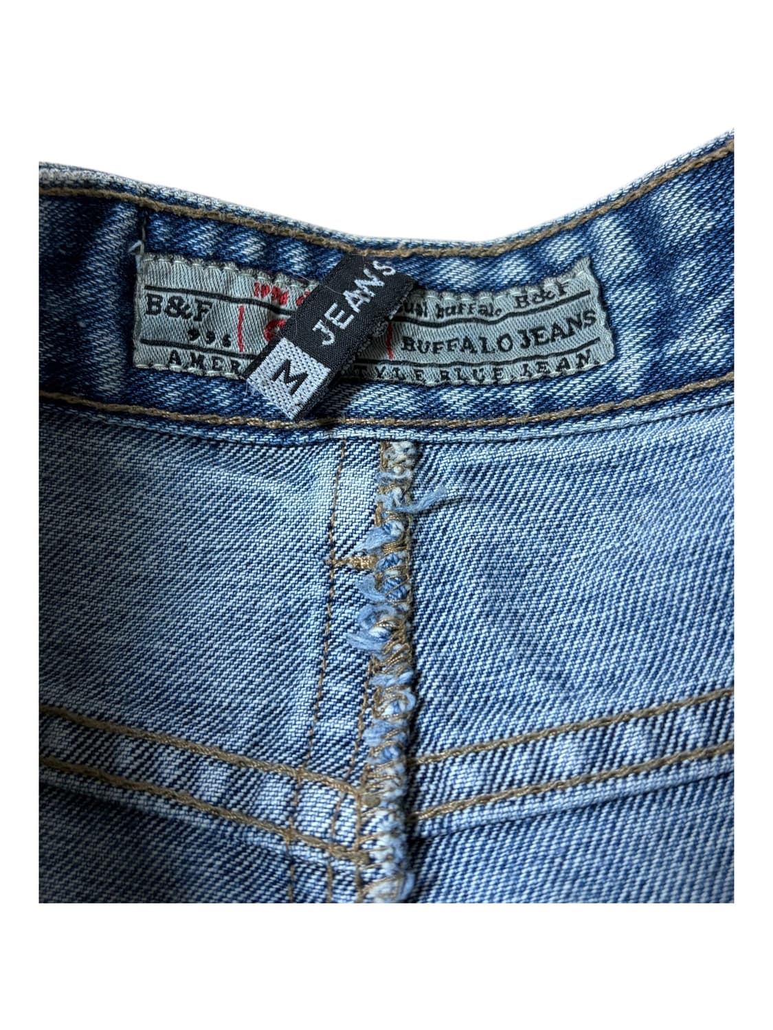 보헤미안 데미지 데님 미디스커트 상품이미지7