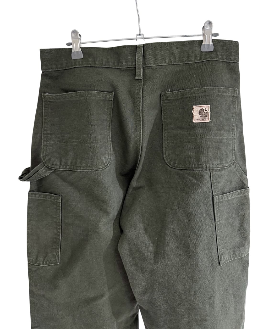 칼하트 B11 모스그린 싱글니 카펜터 워크 팬츠 상품이미지4