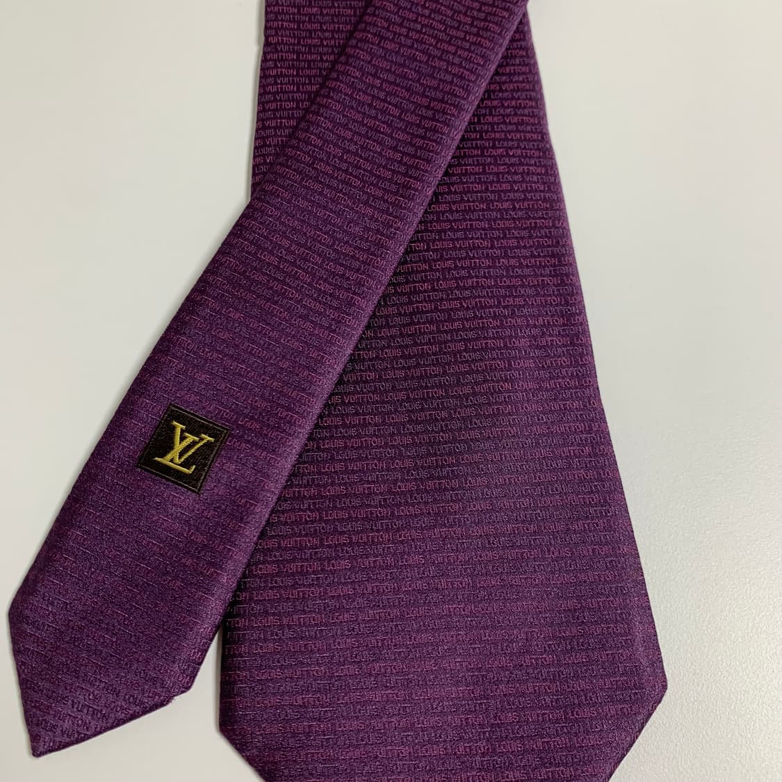 루이비통(LOUIS VUITTON) 모노그램 명품넥타이 A+등급 상품이미지4