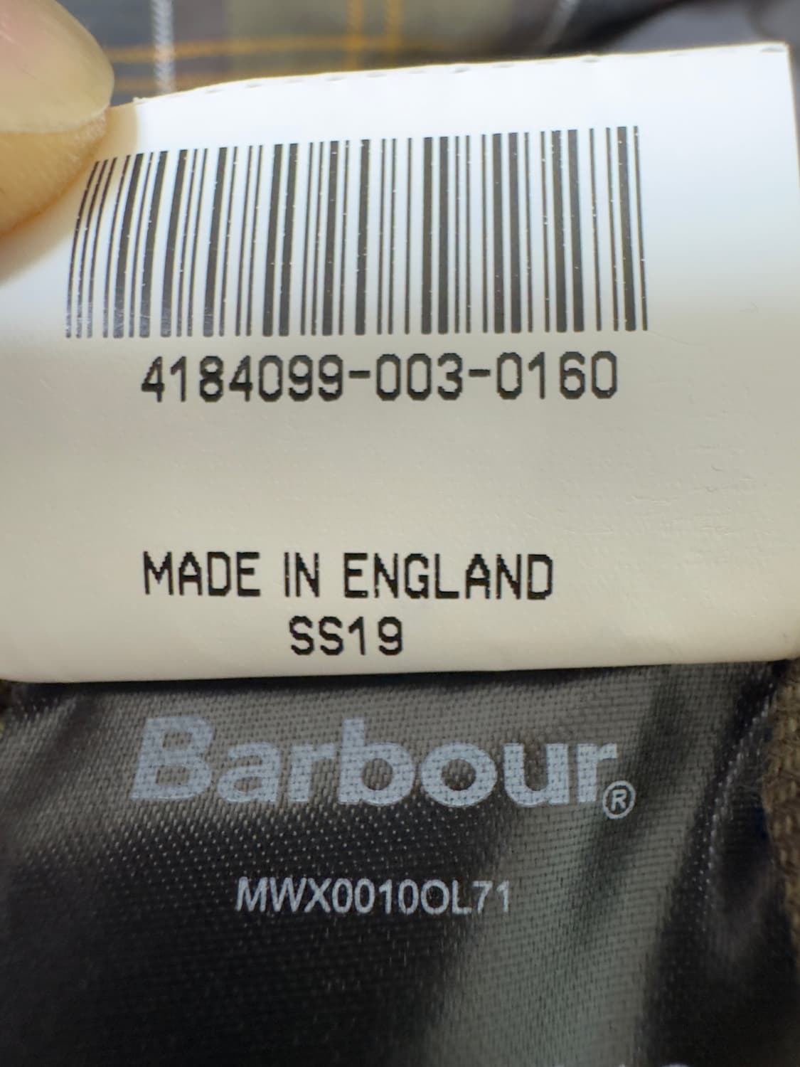 바버 클래식 비데일 c32 자켓 상품이미지8