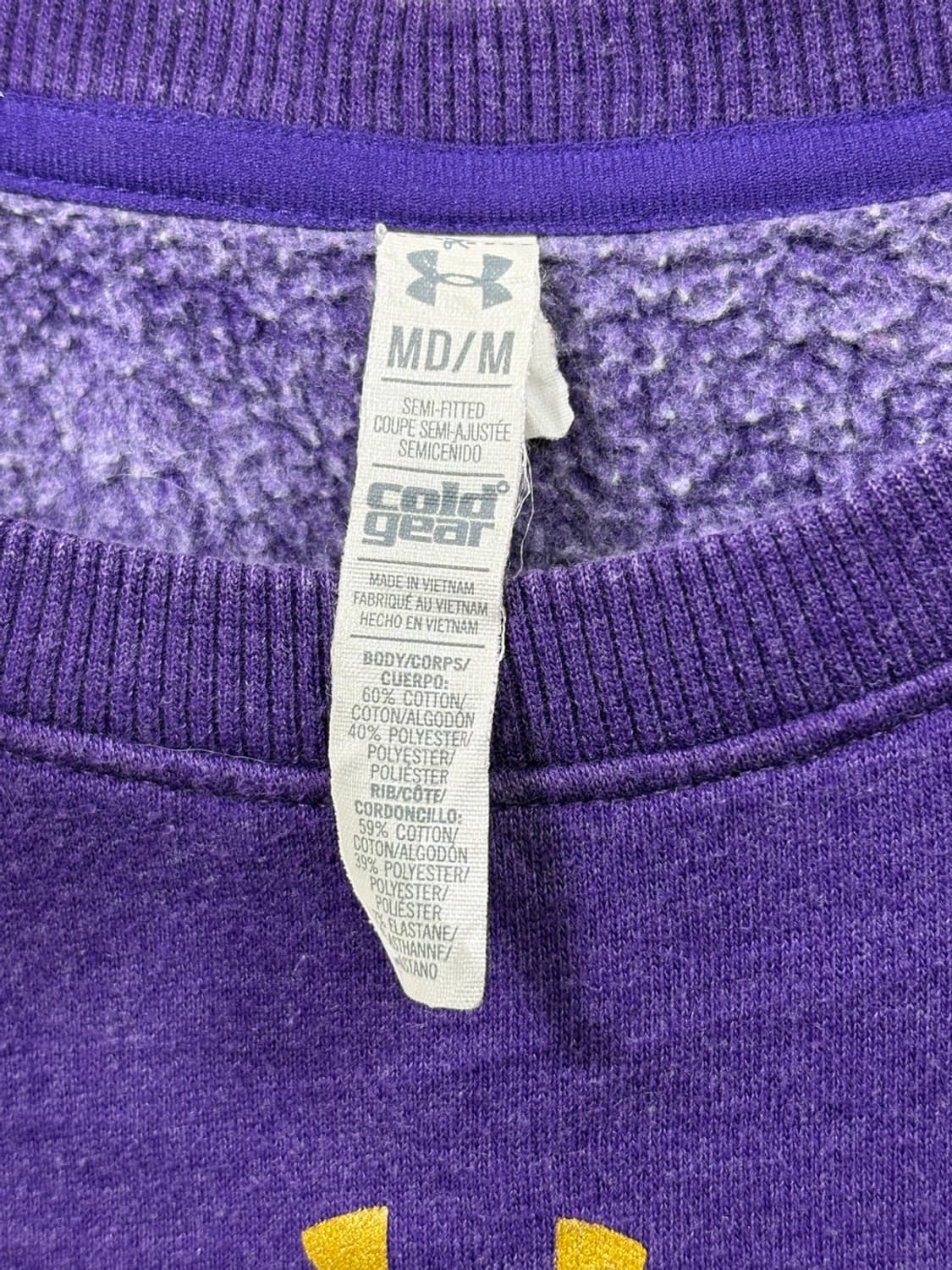 언더아머 퍼플 스웻셔츠 상품이미지2