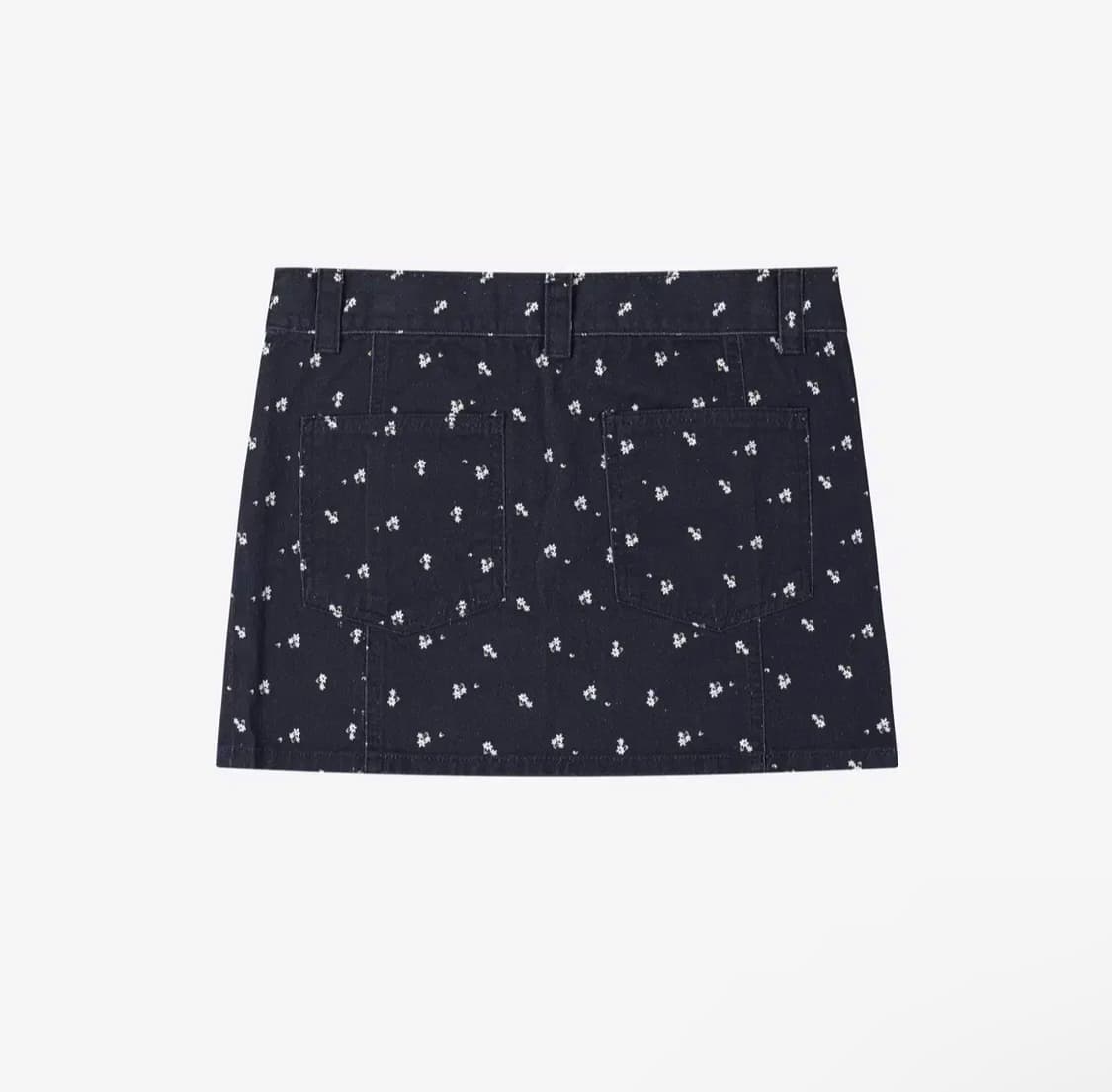 그로브 Floral Twill Mini Skirt [NAVY] 2 상품이미지2