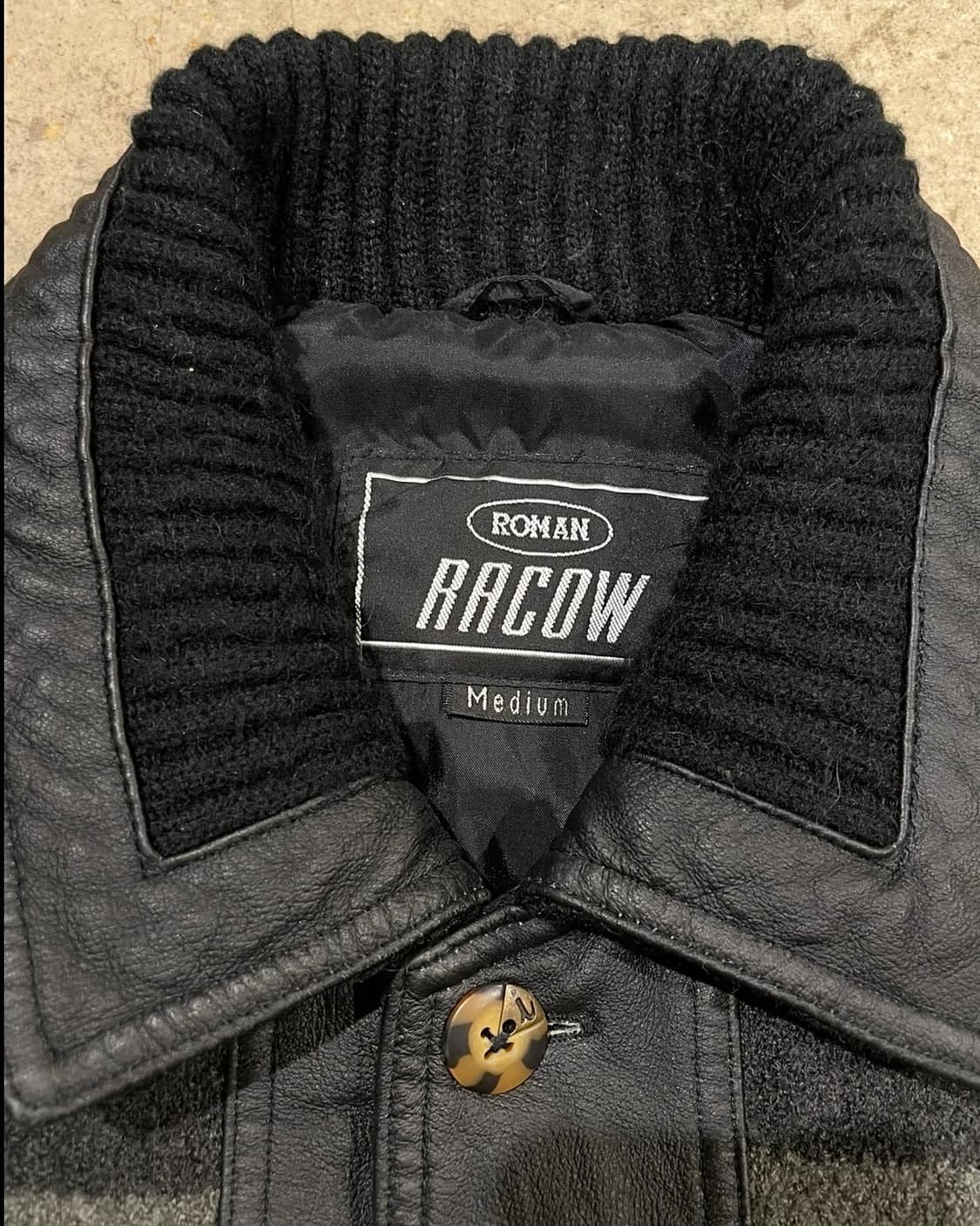 Roman racow 레더 니트 재킷 (B5086) 상품이미지8