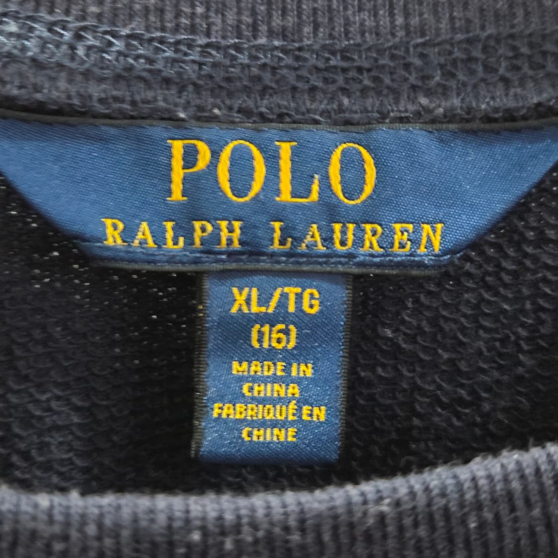 폴로랄프로렌 보이즈 프린팅로고 멀티자수 맨투맨 XL/16  상품이미지3