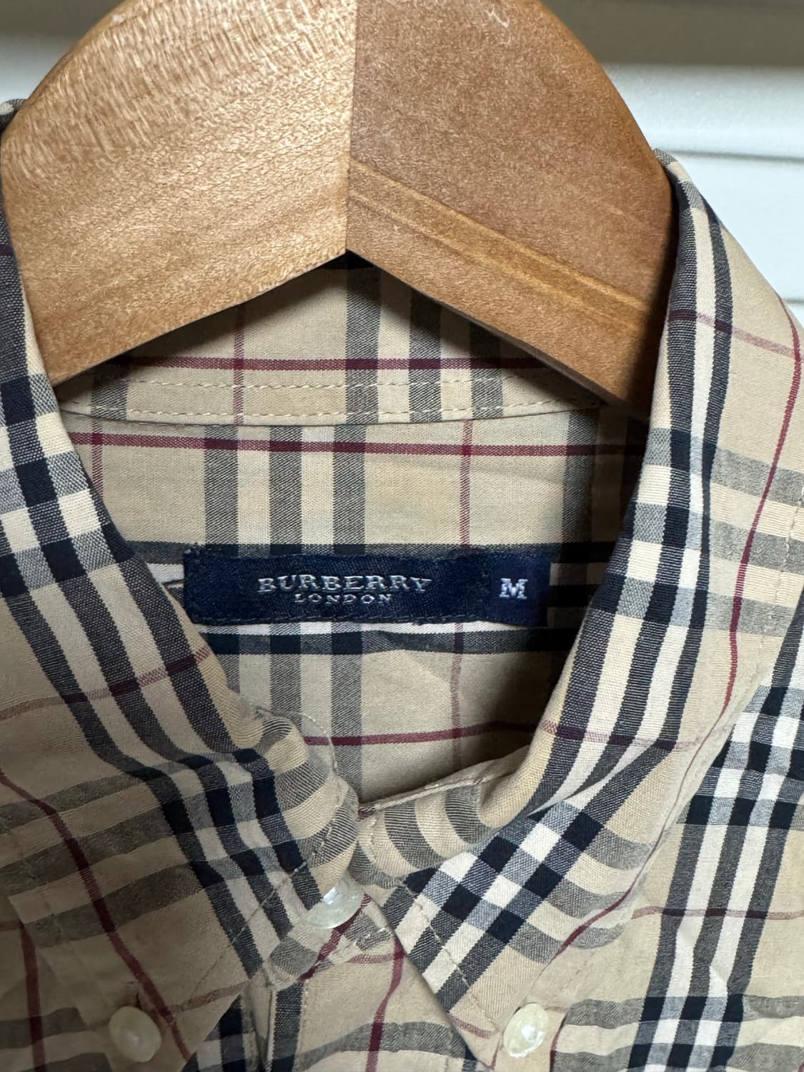 런던 버버리 체크 셔츠  상품이미지5