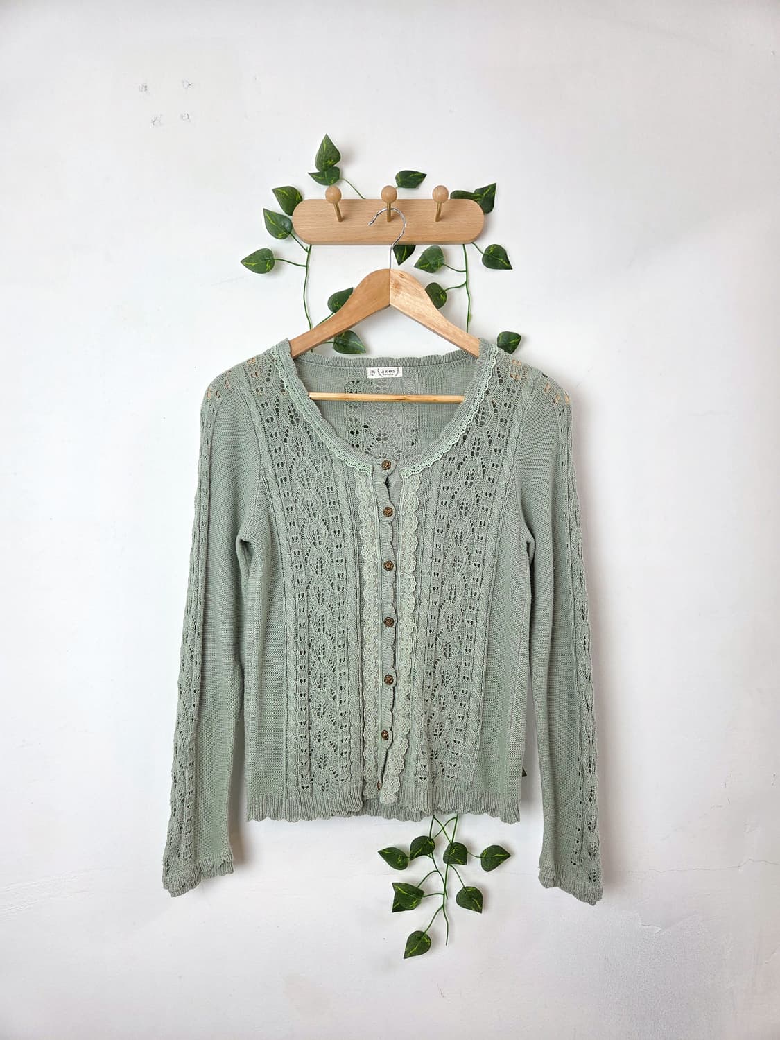 axes femme 민트 가디건 상품이미지1