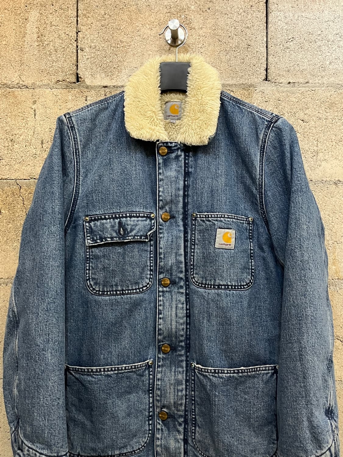 칼하트 쉐르파 피닉스 코트 데님 자켓 상품이미지2