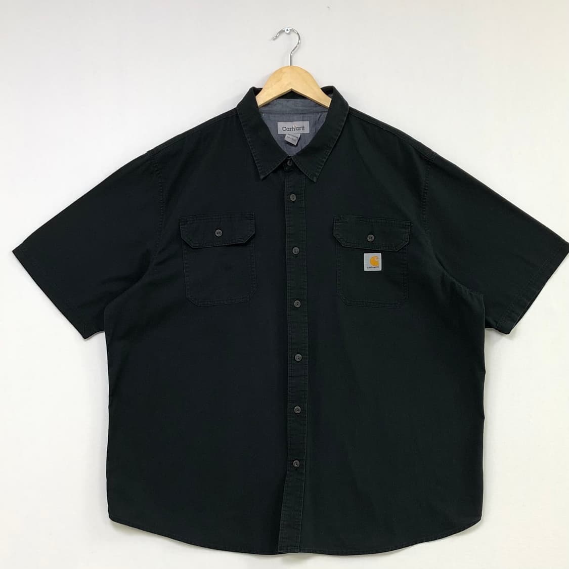 Xxl 칼하트 블랙 워크 셔츠 상품이미지2