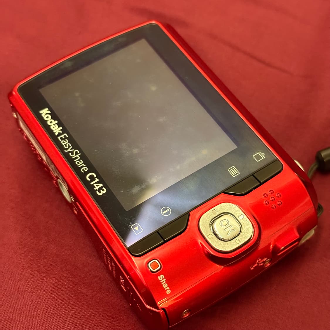 배터리커버깨끗!) 코닥 이지쉐어 C143 레드 상품이미지4