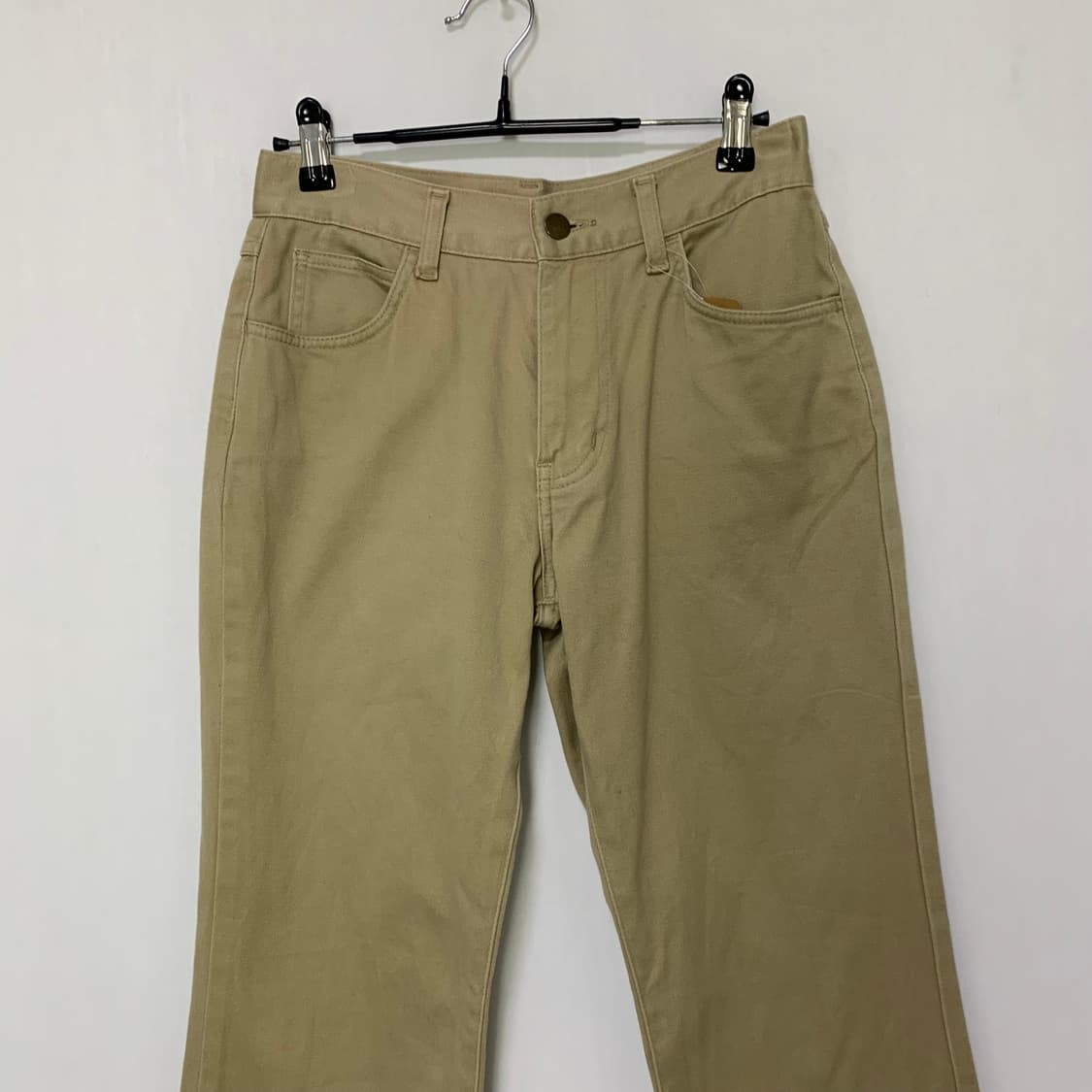 랭글러 빈티지 베이지 부츠컷 팬츠 27인치 여자 바지 상품이미지2