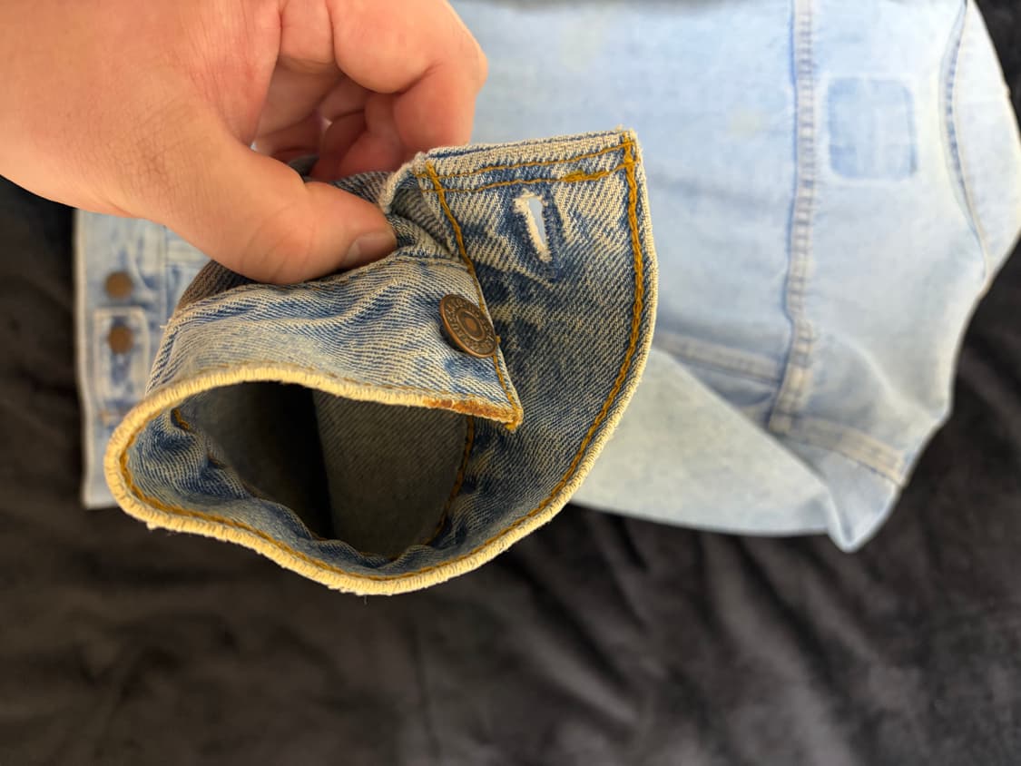 90‘s 리바이스 오렌지탭 트러커 데님자켓 L(42)사이즈 상품이미지8